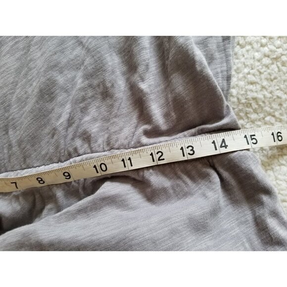 ATM Anthony Thomas Melillo Ombr'e Slub Jersey Jumpsuit Concrete Gunmetal Sz M - Picture 7 of 14